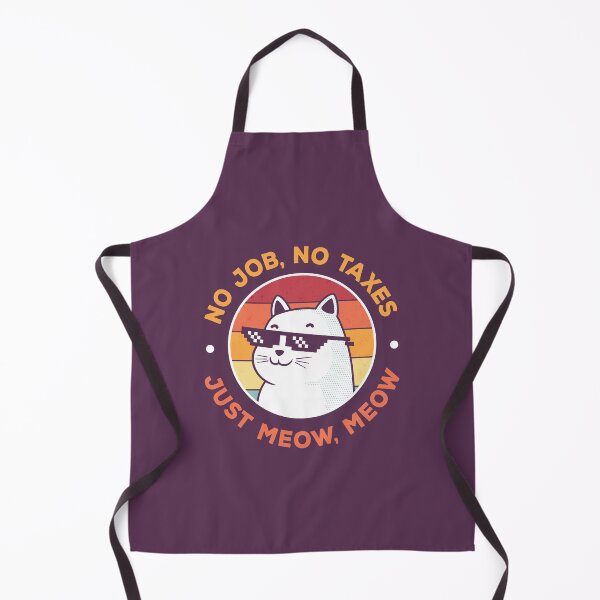 Item preview, No Job No Taxes, Funny Cat designed and sold by zoljo.