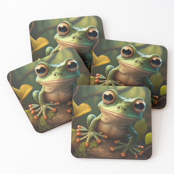 Item preview, Frog in artistic look designed and sold by M-Lin.