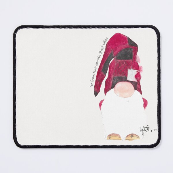 Item preview, "So Your from Minisooota (Minnesota) Then? Uffda." Gnome designed and sold by Beth Foster Creative.