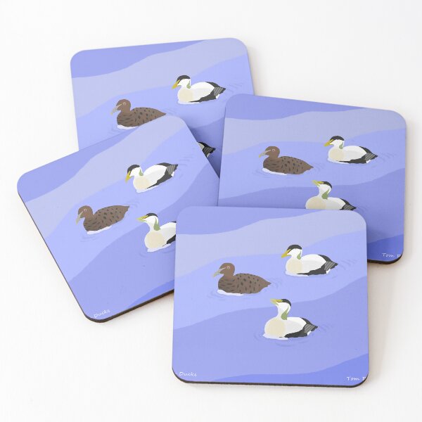 Item preview, A Trio of Common Eider Ducks designed and sold by LakelandDrawing.