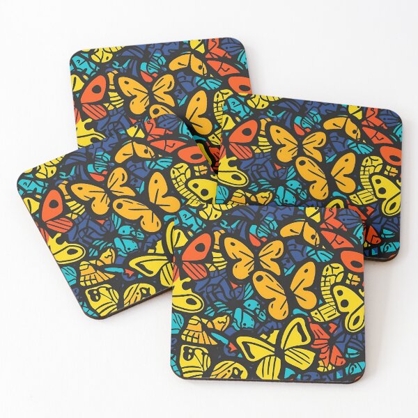 Item preview, Beautiful butterfly pattern in bold colors designed and sold by randrdesign.
