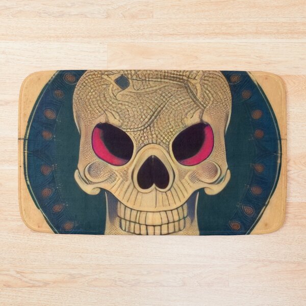 Item preview, Circular Brown and army green skull filigree designed and sold by McCallnWaldo.