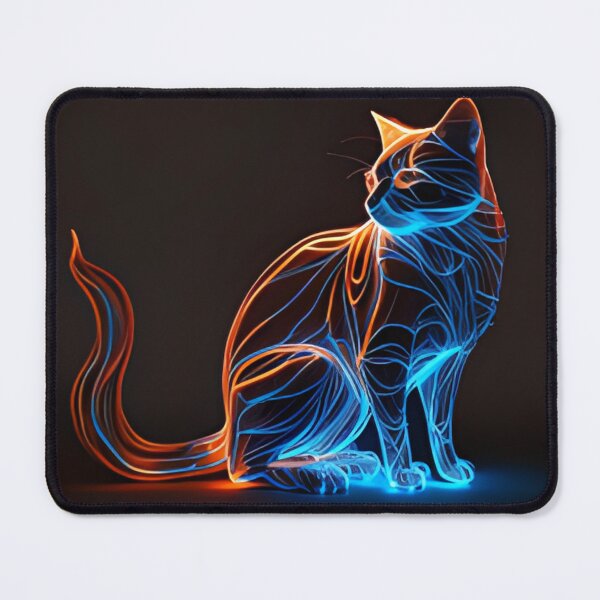 Item preview, Neon cat designed and sold by Alifoxs.