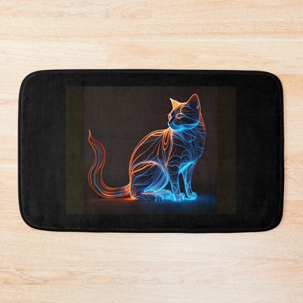 Item preview, Neon cat designed and sold by Alifoxs.