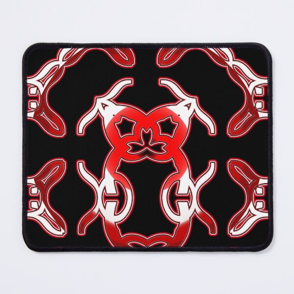 Item preview,  *Funny Unique Geometric Abstract Red White Rabbit Pattern* designed and sold by Ralek.