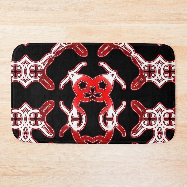 Item preview,  *Funny Unique Geometric Abstract Red White Rabbit Pattern* designed and sold by Ralek.