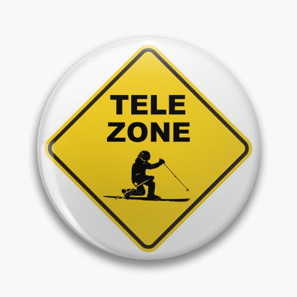 Item preview, Telemark Ski Zone Road Sign designed and sold by Esskay Designs.