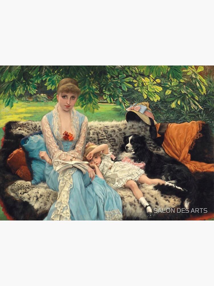 Quiet 1881 James Tissot Art Board Print