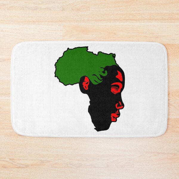 Item preview, African Woman Face; Red, Black, and Green; designed and sold by StickerApe.