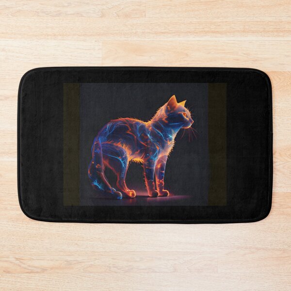 Item preview, Neon cat designed and sold by Alifoxs.