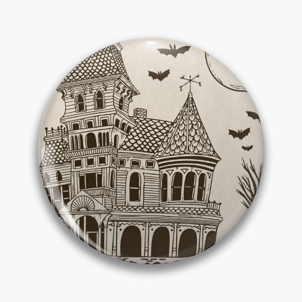 Item preview, Halloween house illustration designed and sold by MiTo-Creations.