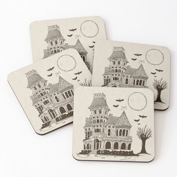 Artikelvorschau, Halloween-Hausillustration entworfen und verkauft von MiTo-Creations.