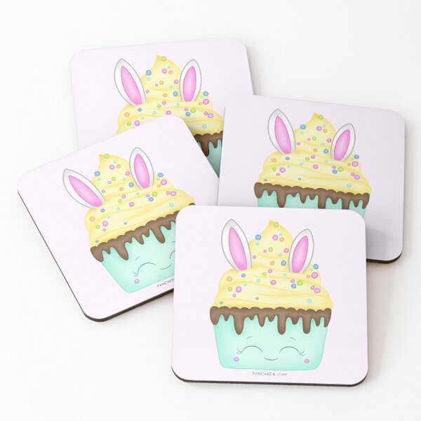 Item preview, Cute Easter Bunny Buttercream Cupcake  designed and sold by PancakeAndLoaf.