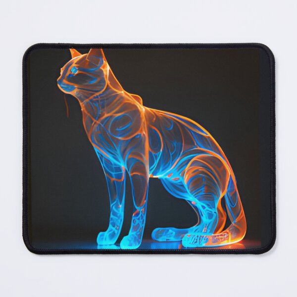 Item preview, Neon cat designed and sold by Alifoxs.