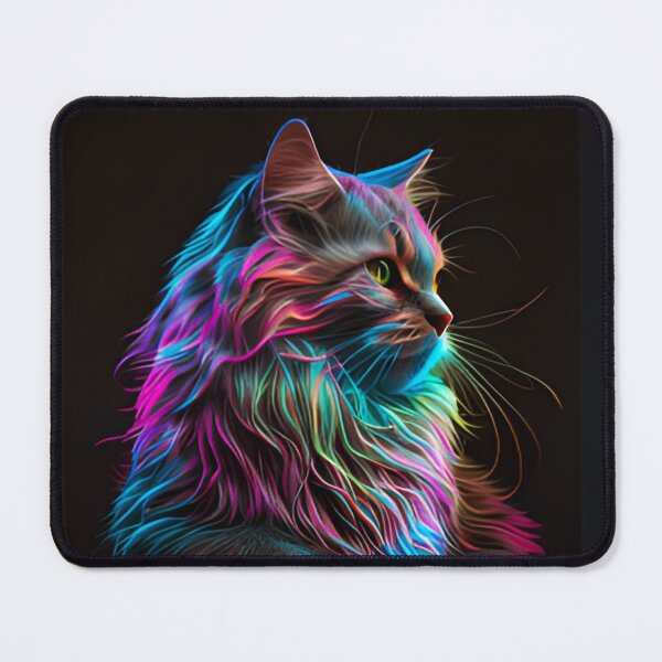 Item preview, Neon cat designed and sold by Alifoxs.