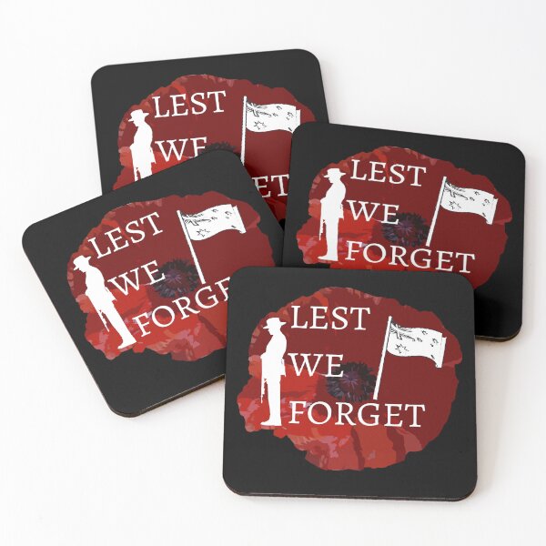 Item preview, Lest We Forget Flag designed and sold by Little-Bit-Xtra.