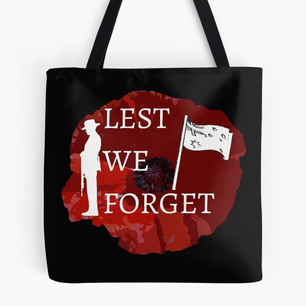 Item preview, Lest We Forget Flag designed and sold by Little-Bit-Xtra.