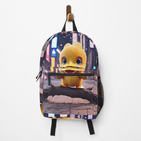 Item preview, A cute and naughty baby duck is waiting for you to take it home at a corner of the city designed and sold by SurrealAnimals.