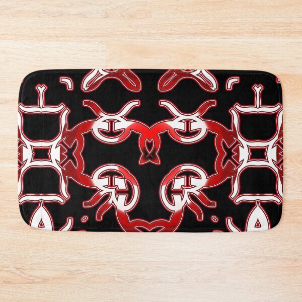Item preview,  *Funny Unique Geometric Abstract Red White Rabbit Pattern* designed and sold by Ralek.