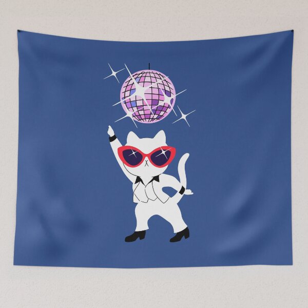 Item preview, Disco Cat #02 designed and sold by bignosework.