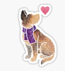 Watercolour Berger Picard Sticker
