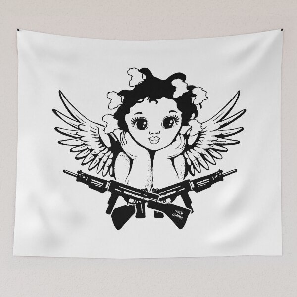 Item preview, African Angel; Baby Girl; designed and sold by StickerApe.