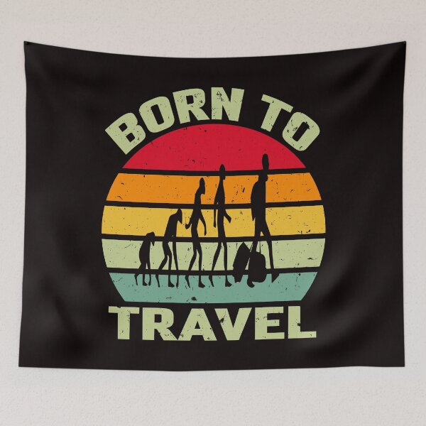 Item preview, Born To Travel designed and sold by EVANSTAGE.
