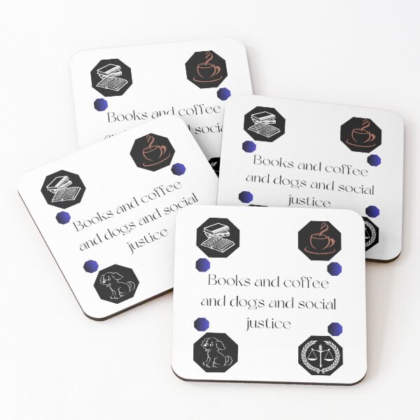 Item preview, Books and Coffee and Dogs and Social Justice designed and sold by Aryan Soni.