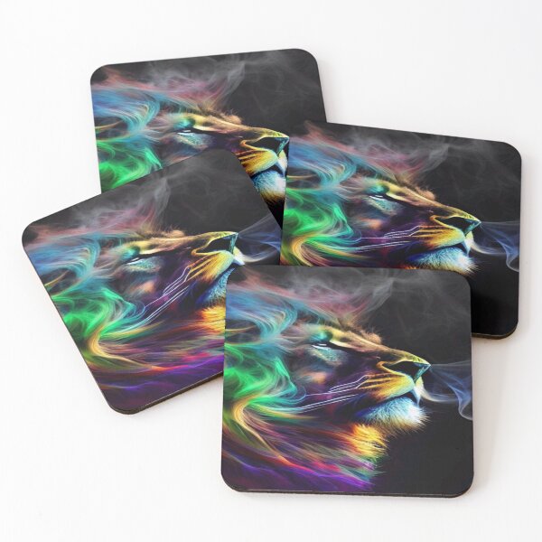 Item preview, lion in neon designed and sold by Teixeira224.