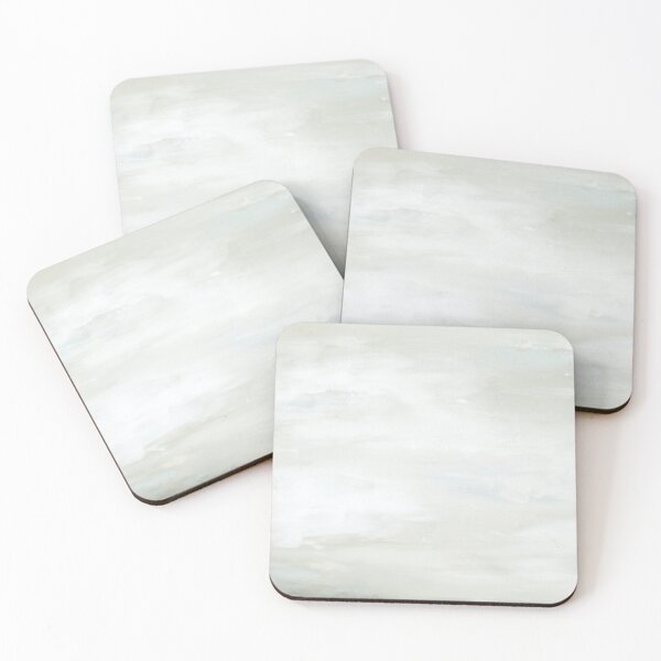 Item preview, Clarity - Abstract Muted Gray Cloudy Sky Landscape Painting designed and sold by nlsdesignllc.