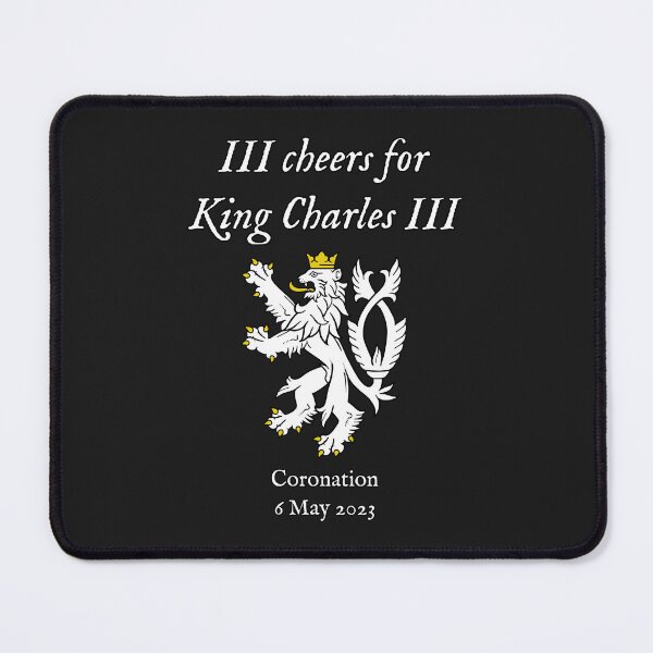 Item preview, III cheers for King Charles III designed and sold by SolidEarthArt.