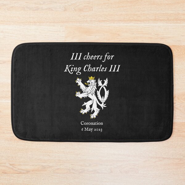 Item preview, III cheers for King Charles III designed and sold by SolidEarthArt.