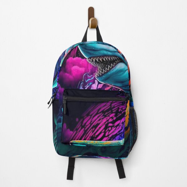 Item preview, shark in neon designed and sold by Teixeira224.