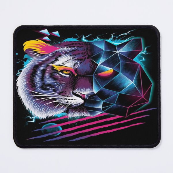 Item preview, tiger in neon designed and sold by Teixeira224.