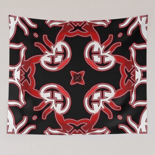 Item preview,  *Funny Unique Geometric Abstract Red White Rabbit Pattern* designed and sold by Ralek.