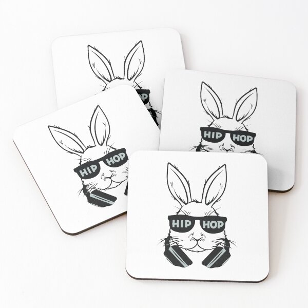 Item preview, Hip Hop Bunny Easter Rabbit Sunglasses Head Phones designed and sold by clothesy7.