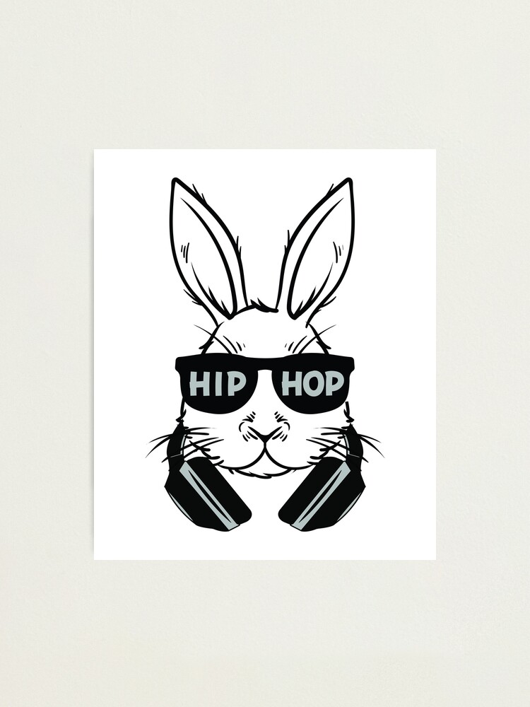 Hip Hop Bunny Easter Rabbit Sunglasses Head Phones