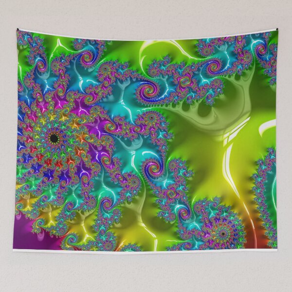 Item preview, Colorful fractal abstract designed and sold by Photopat.