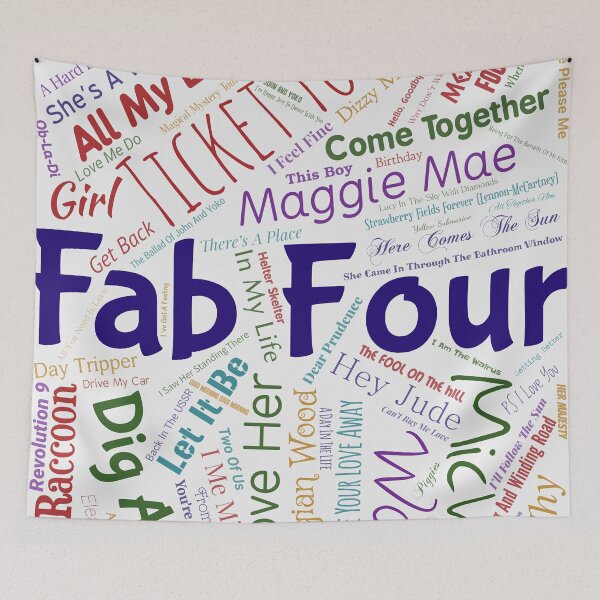 Item preview, Fab Four Music designed and sold by Montage-Madness.