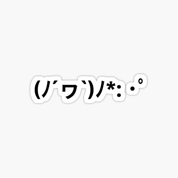 Item preview, Happy Kaomoji Japanese Japan Kawai kamoji Emoticon 42 designed and sold by Nuizai.