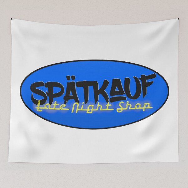 Artikelvorschau, Spätkauf - Late Night Shop - lustiger Späti Spruch - witzig entworfen und verkauft von Marcel Wirth.