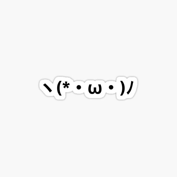 Item preview, Happy Kaomoji Japanese Japan Kawai kamoji Emoticon 45 designed and sold by Nuizai.