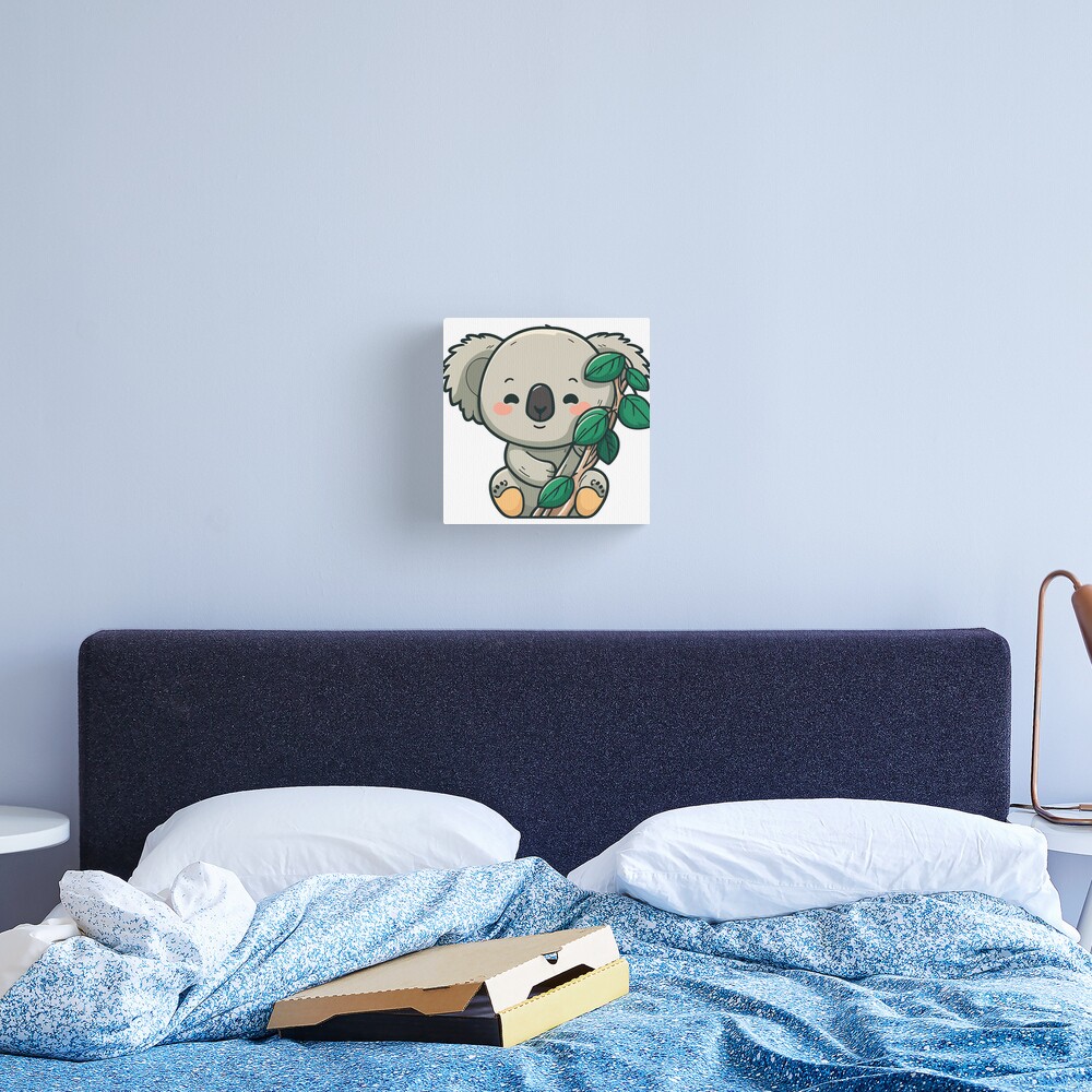 Cute koala Bear (N08) - Animal Picture Art Print Canvas Poster(20x30inch) :  : Home