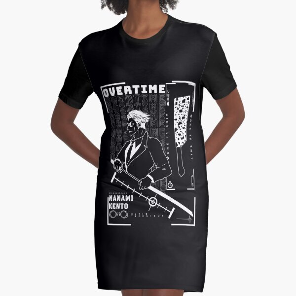 OVERTIME Graphic T-Shirt Dress