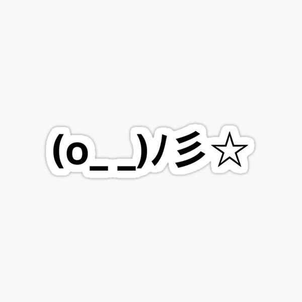 Item preview, Happy Kaomoji Japanese Japan Kawai kamoji Emoticon 47 designed and sold by Nuizai.