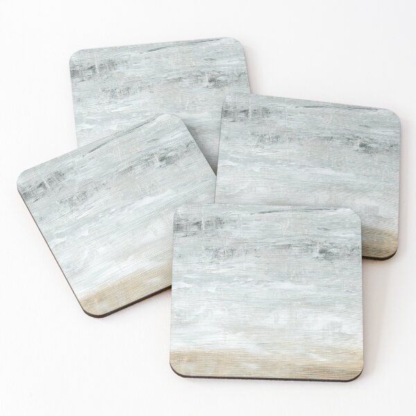 Item preview, Beckon - Modern Coastal Abstract Beach Landscape Painting designed and sold by nlsdesignllc.