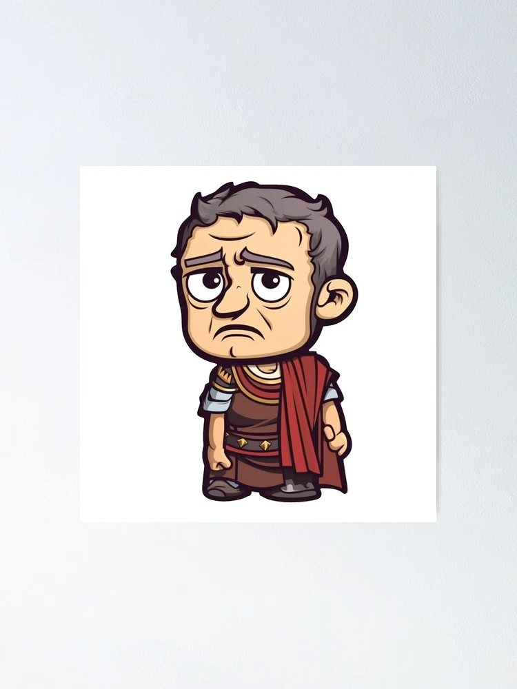 Cartoon Julius Caesar Tod