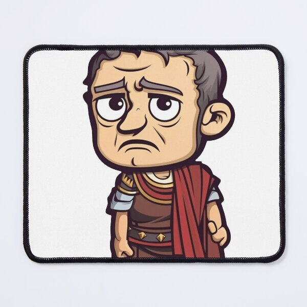 Item preview, Julius Caesar funny cartoon designed and sold by Accademia.