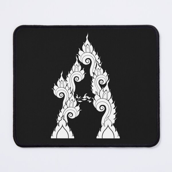 Item preview, Letter A Thai pattern. designed and sold by KanyaluckArtist.