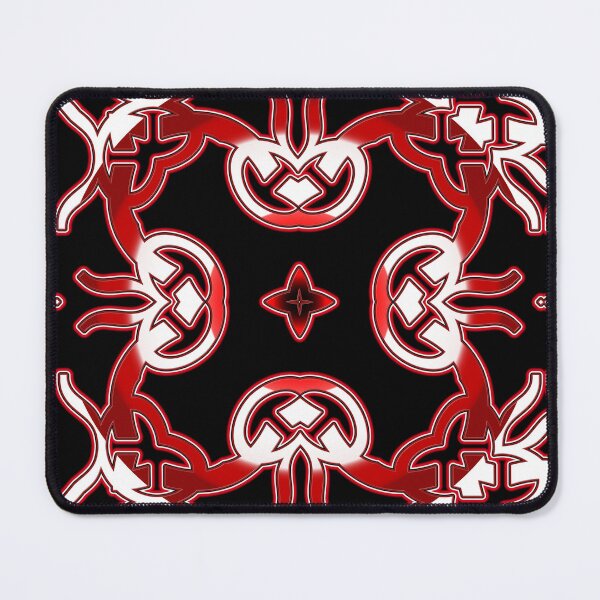 Item preview, *Funny Unique Geometric Abstract Red White Rabbit Pattern* designed and sold by Ralek.